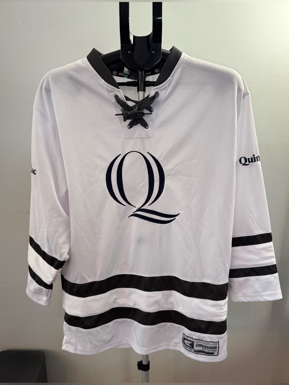 Quinnipiac University Ice Hockey Lace Up Sweater/Jersey - NWT